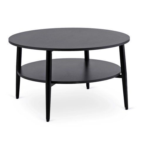 Журнальный столик MEBEL ELITE PAULO MAX 80x80 Черный фотография