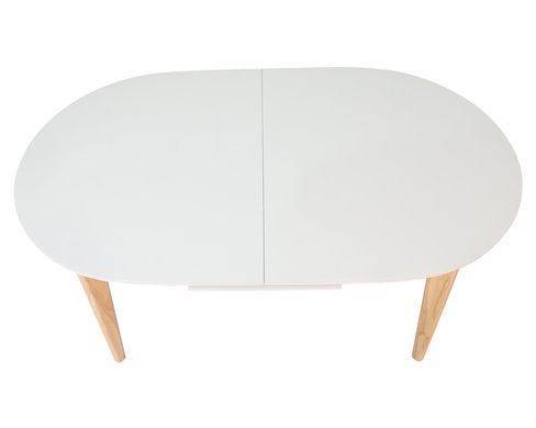 Стіл ALBERTO CERAMIC Intarsio 160(200)*90 бежевий мат/дерево фотографія