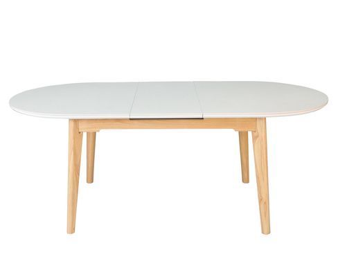 Стіл ALBERTO CERAMIC Intarsio 160(200)*90 бежевий мат/дерево фотографія