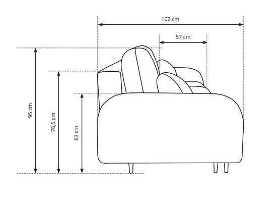 Диван раскладной CLOUD Pik Elma 05 Perfect Home Польша фотография