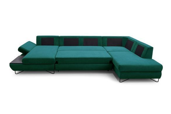 Диван кутовий розкладний LOFT III на ніжках Perfect Home Польща Синій фотографія