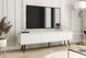 Тумба під телевізор Perfect Home Оро / Oro 3-дверна з чорними ніжками RTV175 MDF Білий