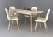 Стіл розкладний EXEN II Intarsio 120(160)x80 Крем