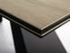 Стол Обеденный SALVADORE CERAMIC BRĄZ SABBIA 160(240)X90 Signal Свет Коричневый Мат / Черный Мат
