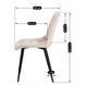 Стілець оксамитовий MEBEL ELITE GOMEZ Velvet, Бежевий