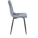Стул бархатный MEBEL ELITE ROBIN Velvet Серый