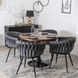 Стілець оксамитовий MEBEL ELITE ELENA Velvet Сірий