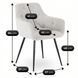Стул MEBEL ELITE MODESTO Беж