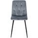 Стул бархатный MEBEL ELITE ROBIN Velvet Серый