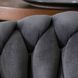 Стілець оксамитовий MEBEL ELITE ELENA Velvet Сірий