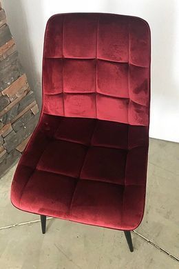 Стул CHIC Velvet Signal Бордо фотография