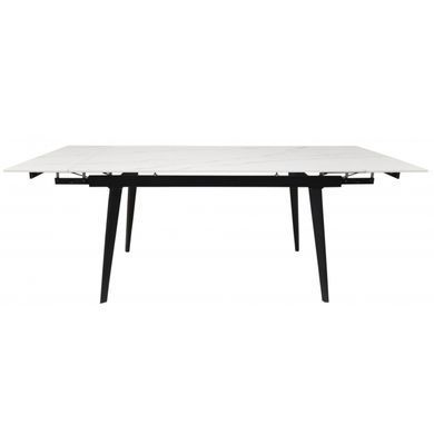 Стол Обеденный HUGO ARABESCATO MATTE 140-200 см Concepto Белая Матовая Керамика фотография