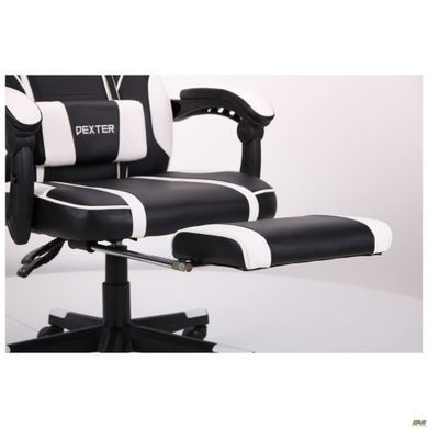 Комп'ютерне крісло VR Racer Dexter Vector AMF Чорний/білий фотографія