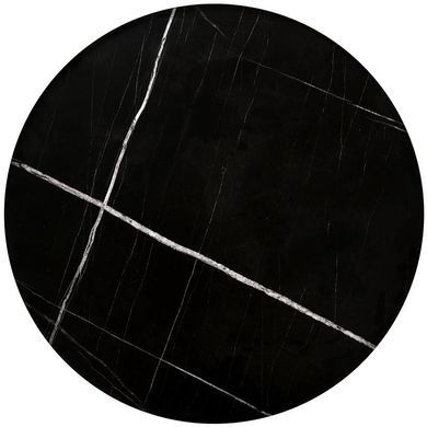 Журнальний столик JULIETA 79x79 Halmar Чорний Мармур фотографія
