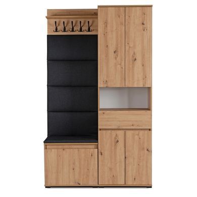 Передпокій MEBEL ELITE MODENA 120 Дуб Артизан/графіт фотографія