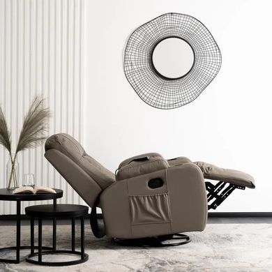 Масажне крісло MEBEL ELITE BOX екошкіра Сірий фотографія