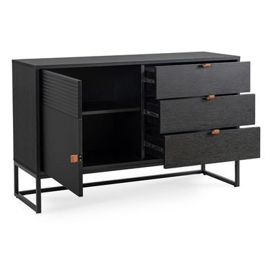 Комод MEBEL ELITE ISEO Черный фотография