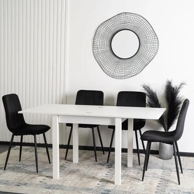 Стол раскладной MEBEL ELITE MAX 80(160)х80 см Белый фотография