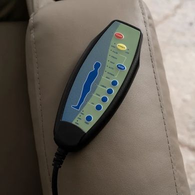 Масажне крісло MEBEL ELITE BOX екошкіра Сірий фотографія