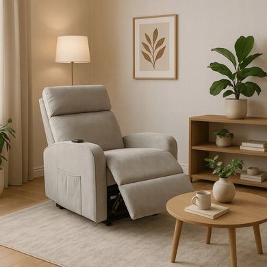 Кресло реклайнер MEBEL ELITE COLTON Серый фотография