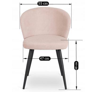Стул MEBEL ELITE HAILEY Розовый фотография