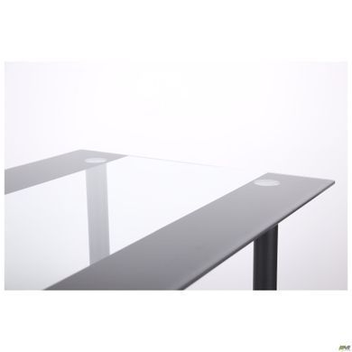 Cтол обеденный Аттика AMF 120X80 Прозрачный / Атрацит фотография