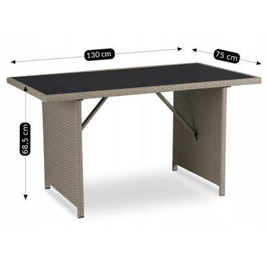 Комплект садових меблів MEBEL ELITE COLORADO Беж