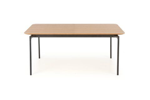 Стіл розкладний обідній SMART Halmar 170(250)х100 Дуб / Чорний фотографія