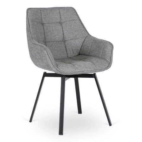Стілець поворотний MEBEL ELITE LUNA 2 Сірий фотографія