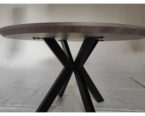 Стіл розкладний TML-660 VETRO 120x120 Попелястий Дуб фотографія