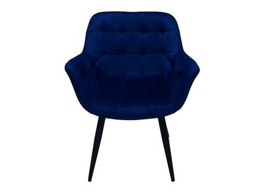 Кресло ELEGANTE Velvet Intarsio Синий фотография