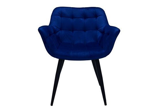 Кресло ELEGANTE Velvet Intarsio Синий фотография