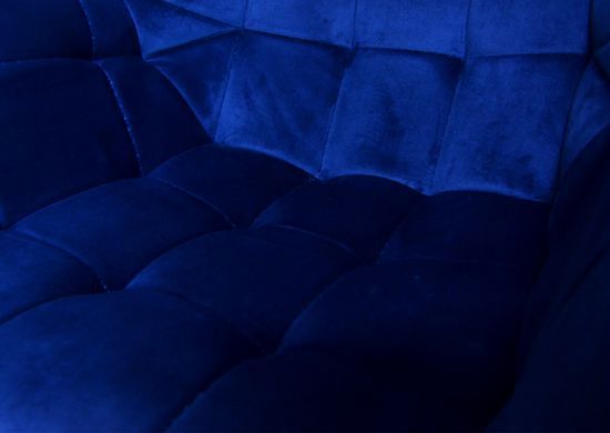 Кресло ELEGANTE Velvet Intarsio Синий фотография
