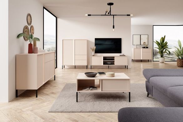 Комод Perfect Home Даст/Dast 3-дверный с 2 ​​ящиками 3D2S/153 Беж фотография