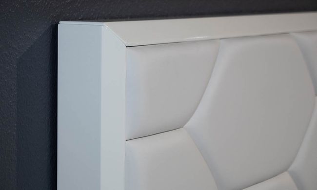 Ліжко ІНФІНІТІ Prestol 180x200 Білий Екошкіра фотографія