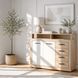 Комод MEBEL ELITE BLAGO MIDI A 120 дуб сонома/белый
