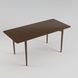 Раскладной стол Silva Lovko 130+40 x 80 темный орех