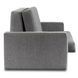 Набір з 2х розкладних крісел MEBEL ELITE MILAN 2, 135 см MEBEL ELITE Сірий / тканина