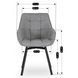 Стул поворотный MEBEL ELITE LUNA 2 Серый