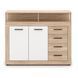 Комод MEBEL ELITE BLAGO MIDI A 120 дуб сонома/белый