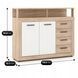 Комод MEBEL ELITE BLAGO MIDI A 120 дуб сонома/белый