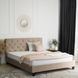 Ліжко оксамитове MEBEL ELITE QUEEN Velvet 160x200см Беж