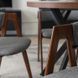 Стул MEBEL ELITE RUIZ ткань серый/орех