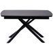 Стол раскладной PALERMO BLACK MARBLE Concepto 140(200)x90 Керамика Матовый Черный
