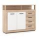 Комод MEBEL ELITE BLAGO MIDI A 120 дуб сонома/белый