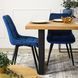Стілець оксамитовий MEBEL ELITE RIO Velvet, Темно-синій