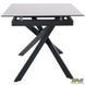Стіл розкладний Gerald anthracite AMF 160(200)X90 glass Slate gray