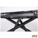 Стіл розкладний Gerald anthracite AMF 160(200)X90 glass Slate gray