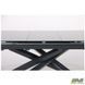 Стіл розкладний Gerald anthracite AMF 160(200)X90 glass Slate gray