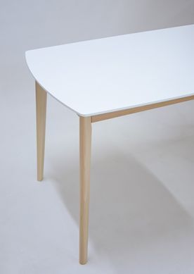 Стол раскладной EXEN II Intarsio 120(160)x80 Белый фотография